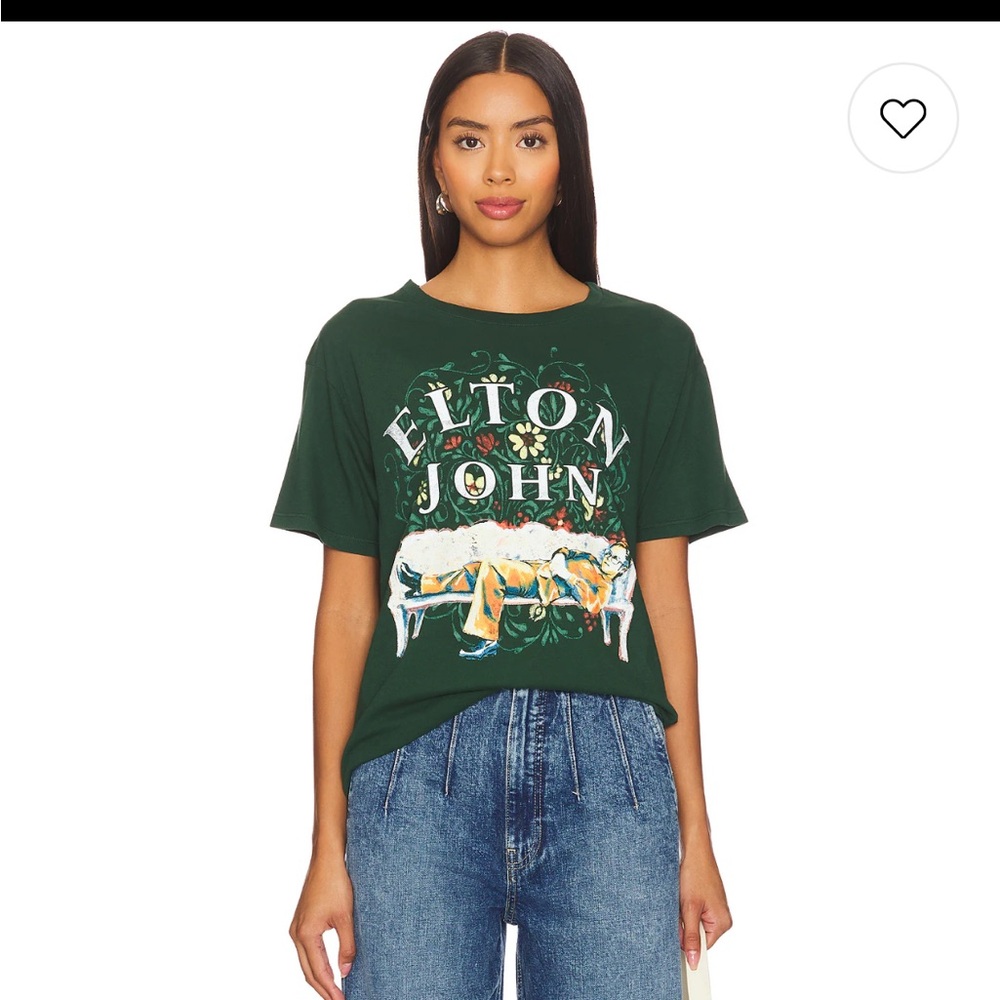 Daydreamer Green Elton John Graphic Tee